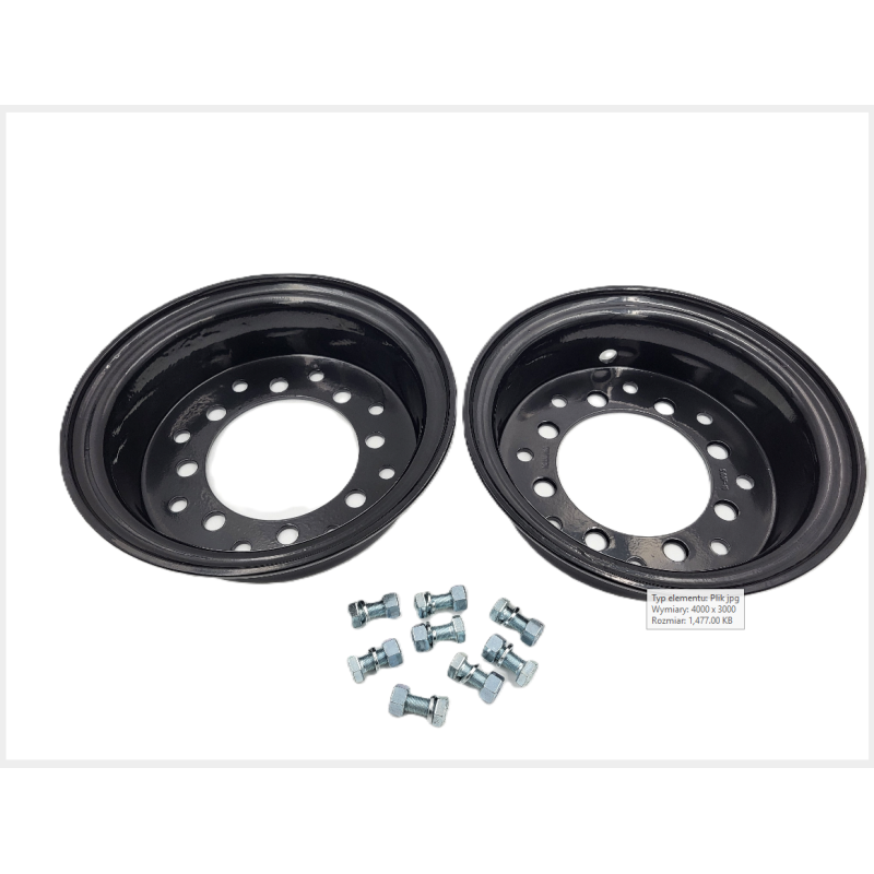 Felga skręcana tył 6.50X10 Heli CPQYD35-RC1H3, KU1RG3, CPCD35-WS1H