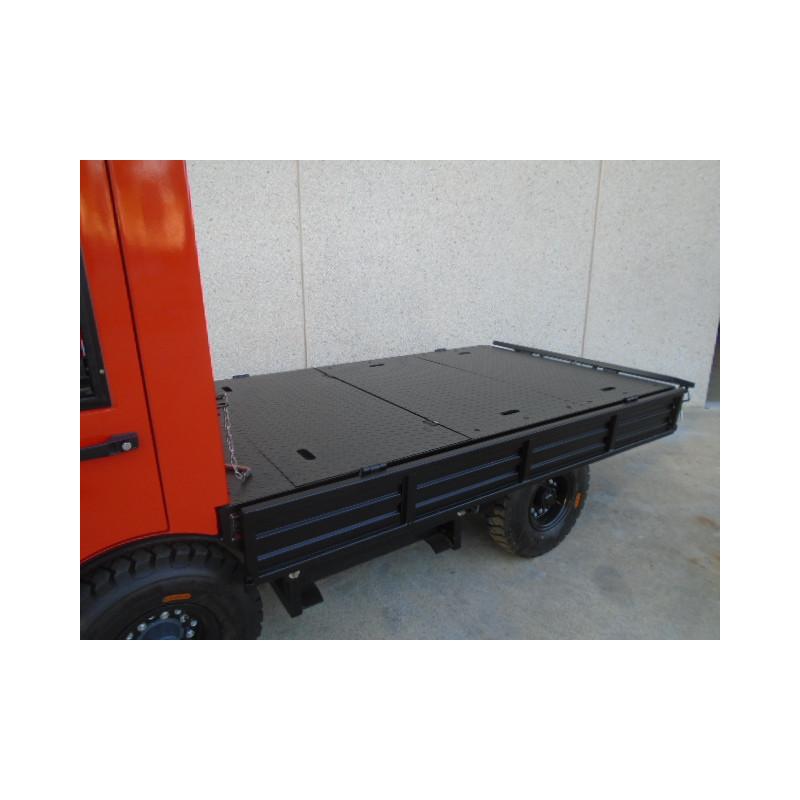 Wózek platformowy BD20-JA1 z kabiną i bortami